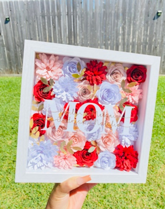 9x9 Full Flower Shadow Box