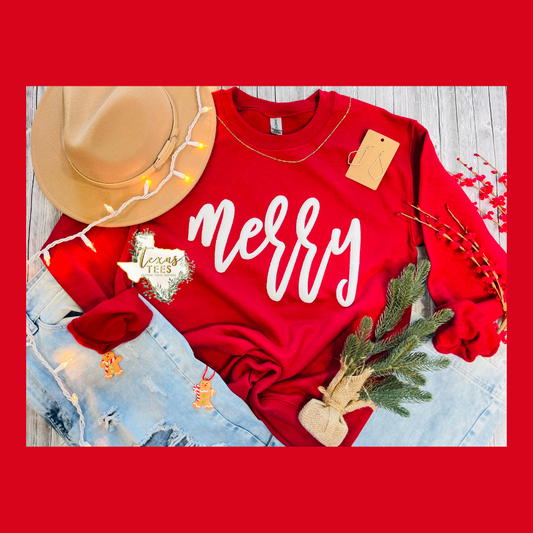 Merry - 3D Puff Letters