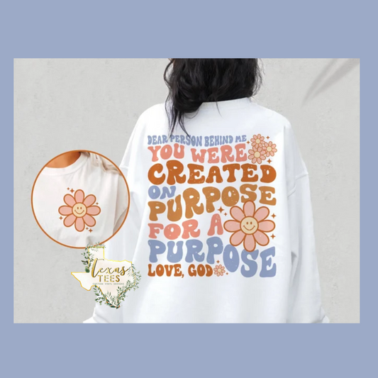 Dear Person Behind Me - Front & Back Design