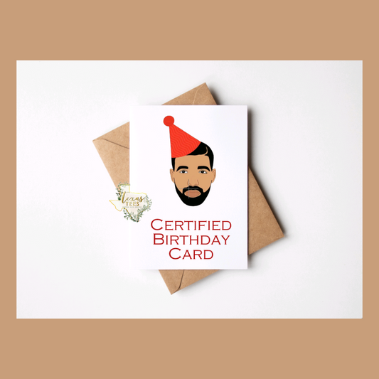 Certified Birthday Card