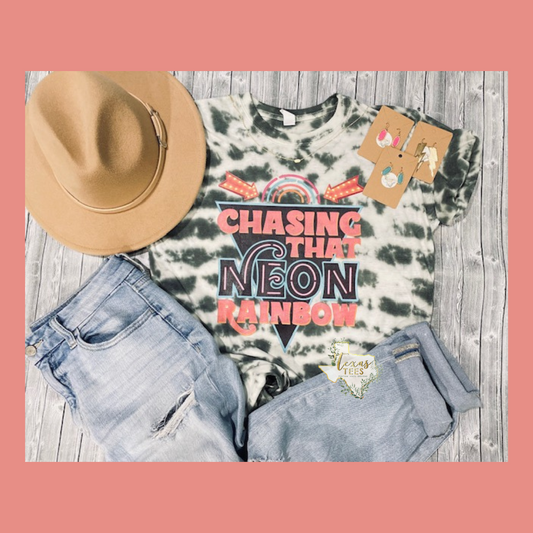 Neon Rainbow Tee