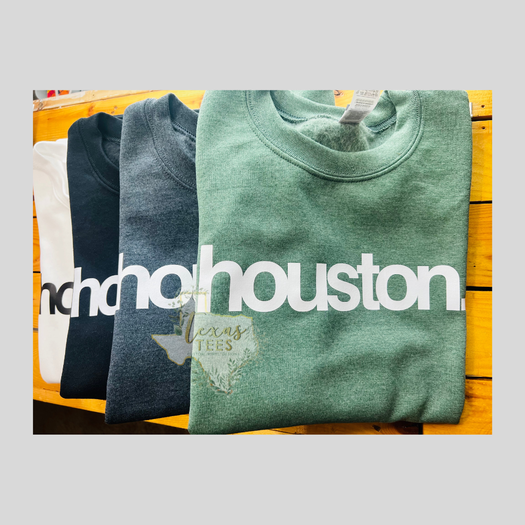 Houston Sweatshirt - Regular Letters