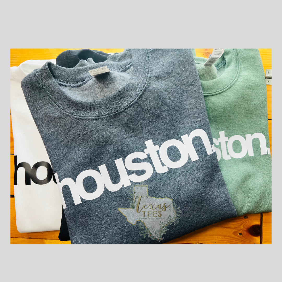 Houston Sweatshirt - Regular Letters